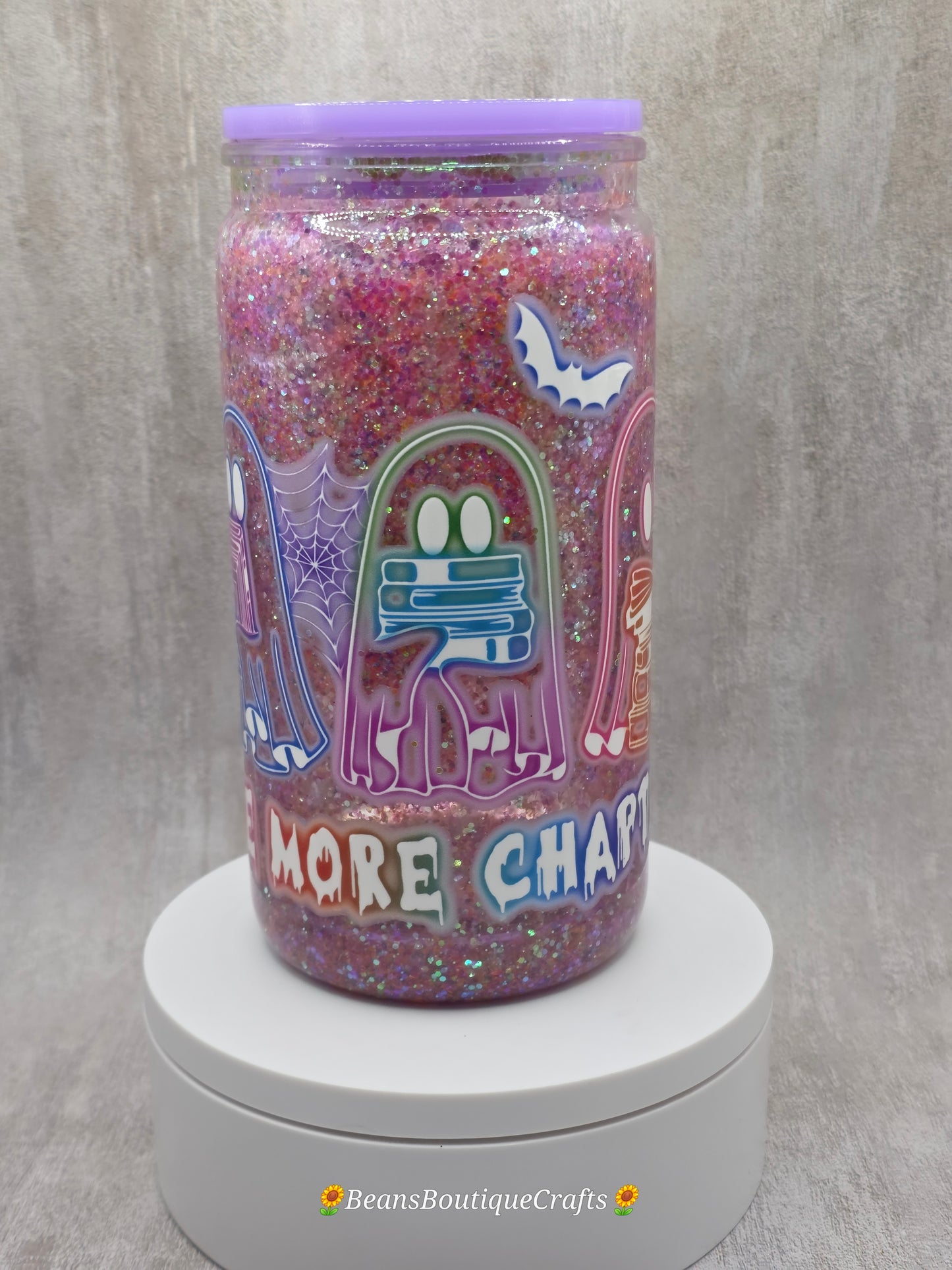 16oz Glitter Snow Globe Tumbler