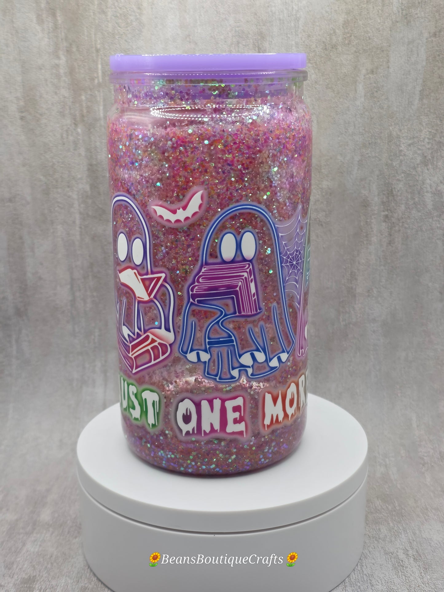 16oz Glitter Snow Globe Tumbler