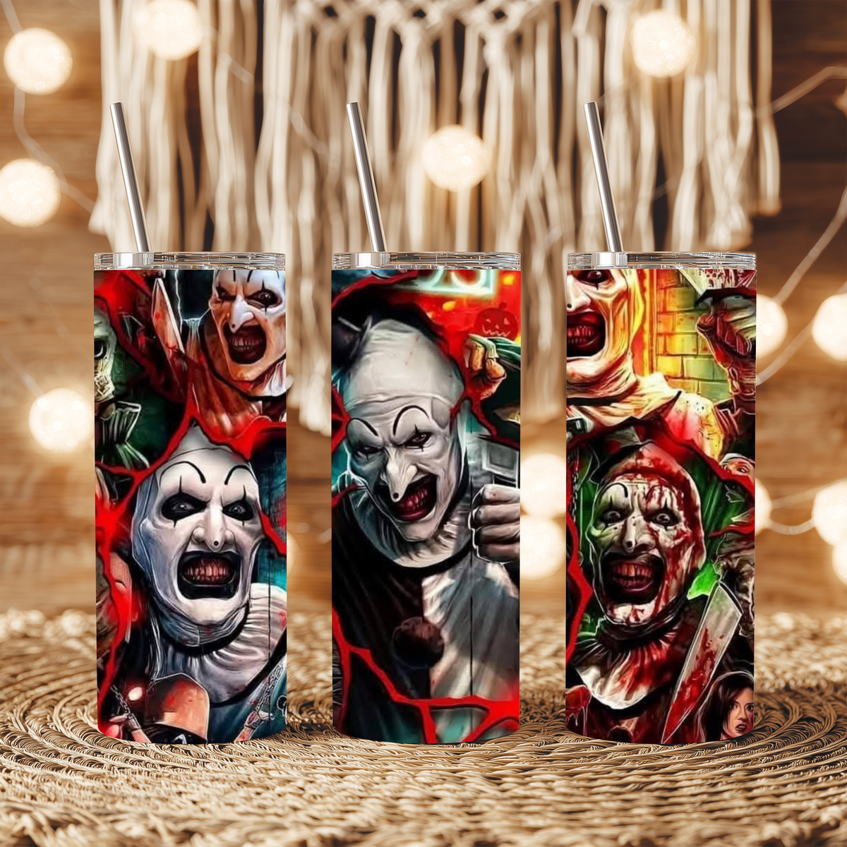 20oz Tumbler - Art the Clown Design