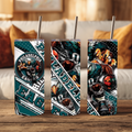 20oz Tumbler - Philadelphia Eagles - Comic Design
