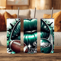 20oz Tumbler - Philadelphia Eagles - Lips Design