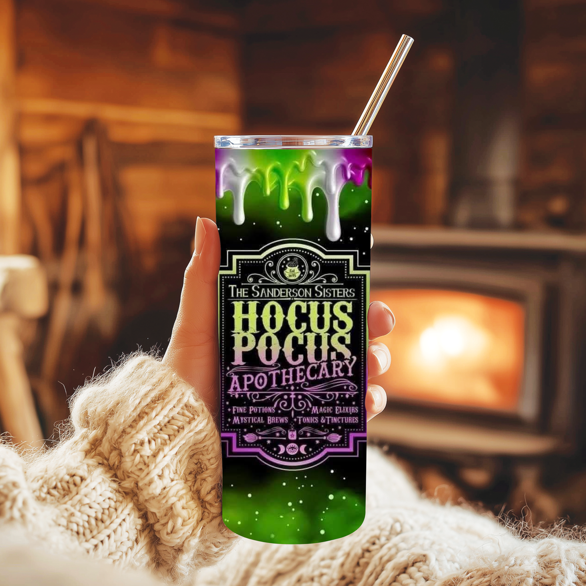 20oz Tumbler - Hocus Pocus Design