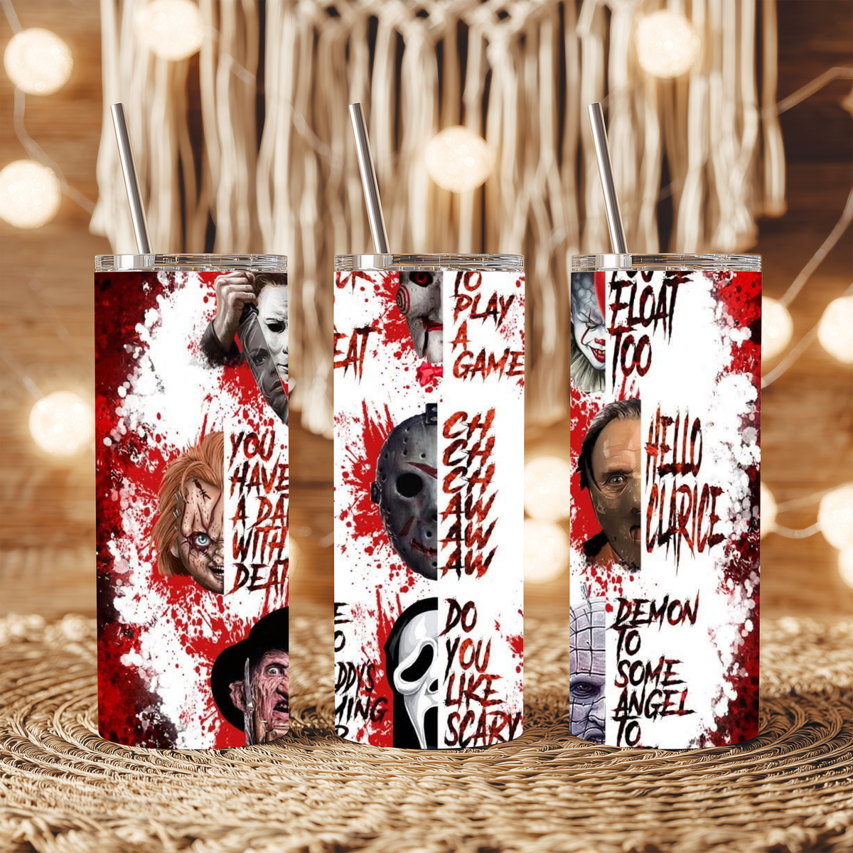 20oz Tumbler - OG slashers Design