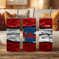 20oz Tumbler - Philadelphia Phillies - Rustic Design