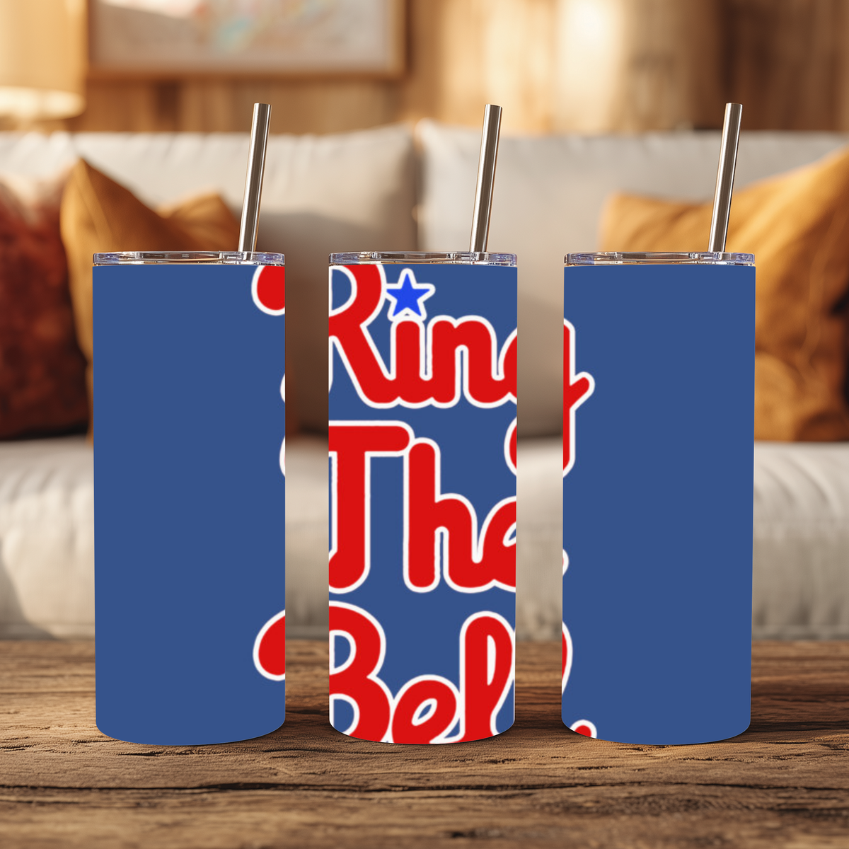 20oz Tumbler - Philadelphia Phillies - Ring the Bell Design