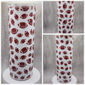 20oz Tumbler - Sports Themed - Footballs Design