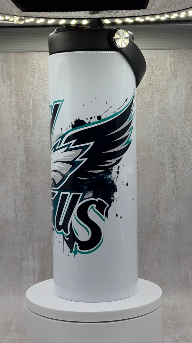 20oz Water Bottle - Philadelphia Eagles - They Not Like Us Design