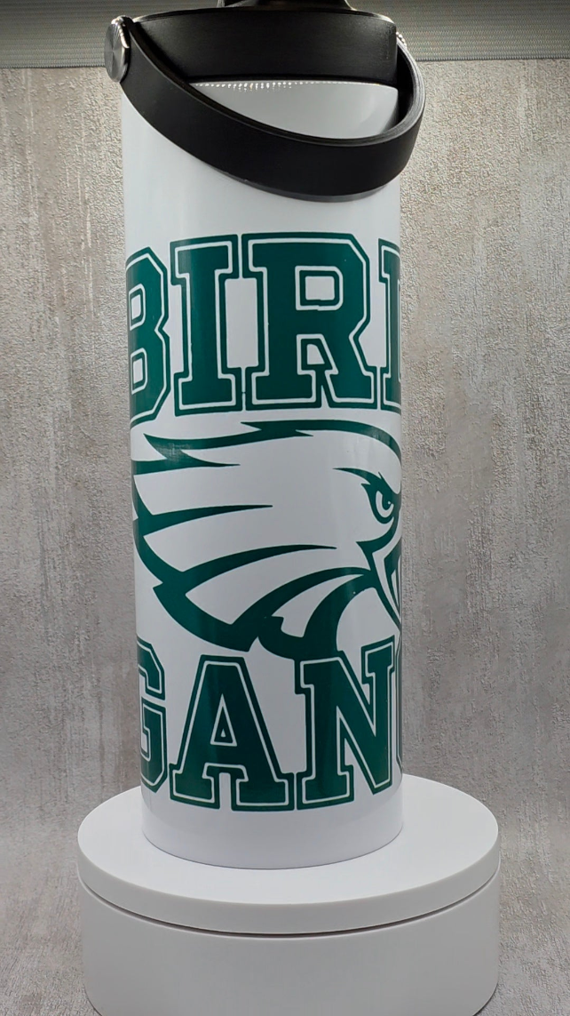 20oz Water Bottle - Philadelphia Eagles - Bird Gang Design