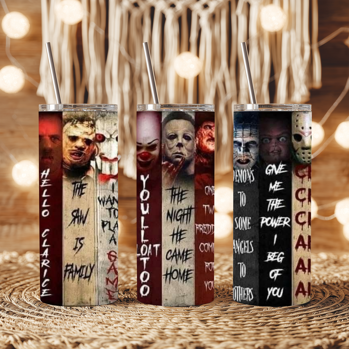 20oz Tumbler - Killer Catchprases Design #2